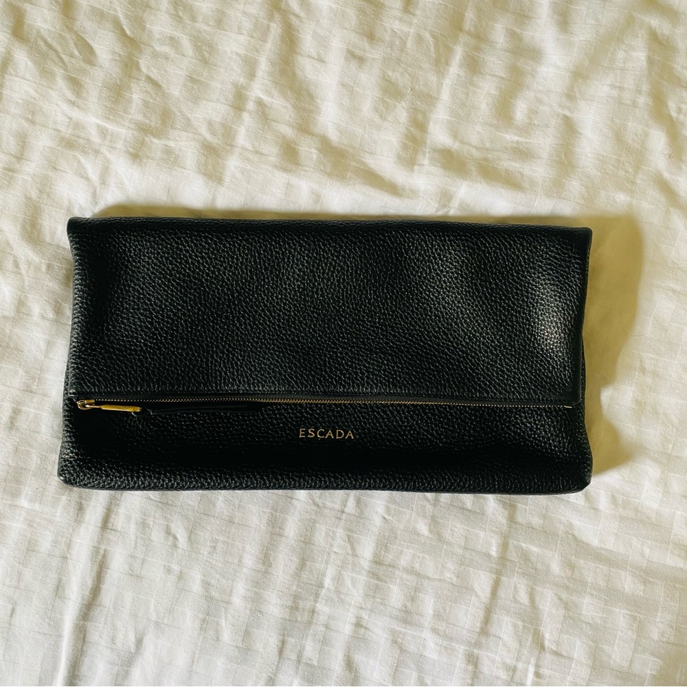 Escada Leather Clutch
